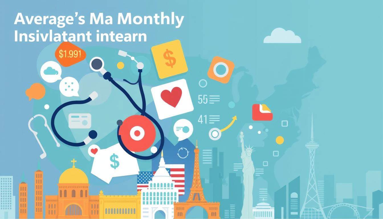 How much is health insurance in USA per month?