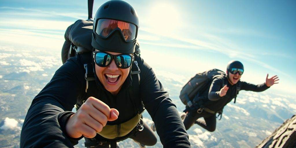 People participating in high-risk activities for insurance coverage.