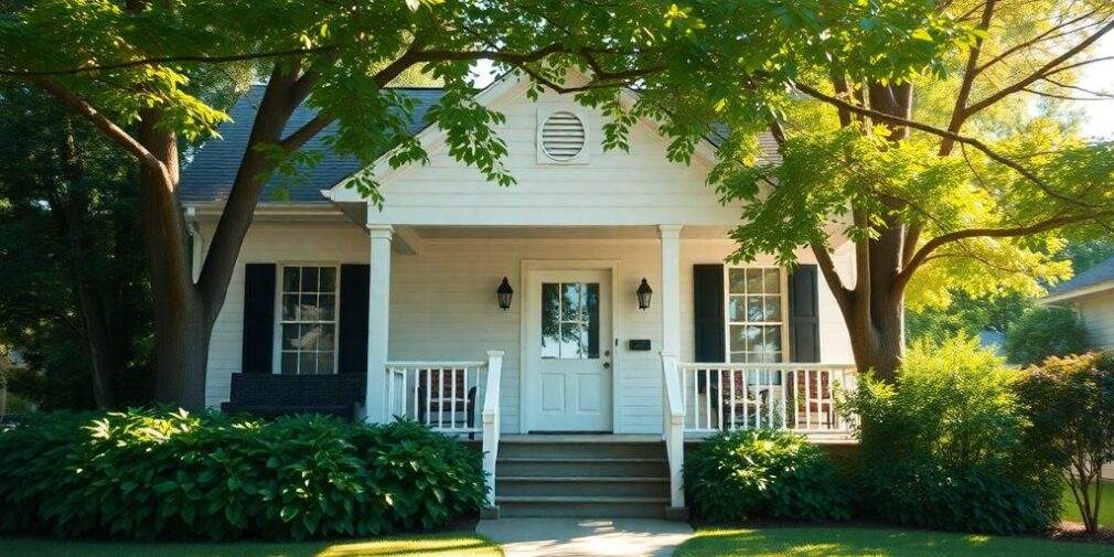 Charming Mississippi home in a serene, green landscape.