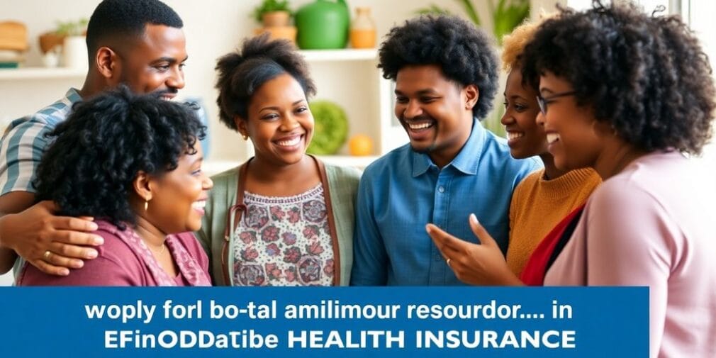 Diverse group of people enjoying community healthcare together.