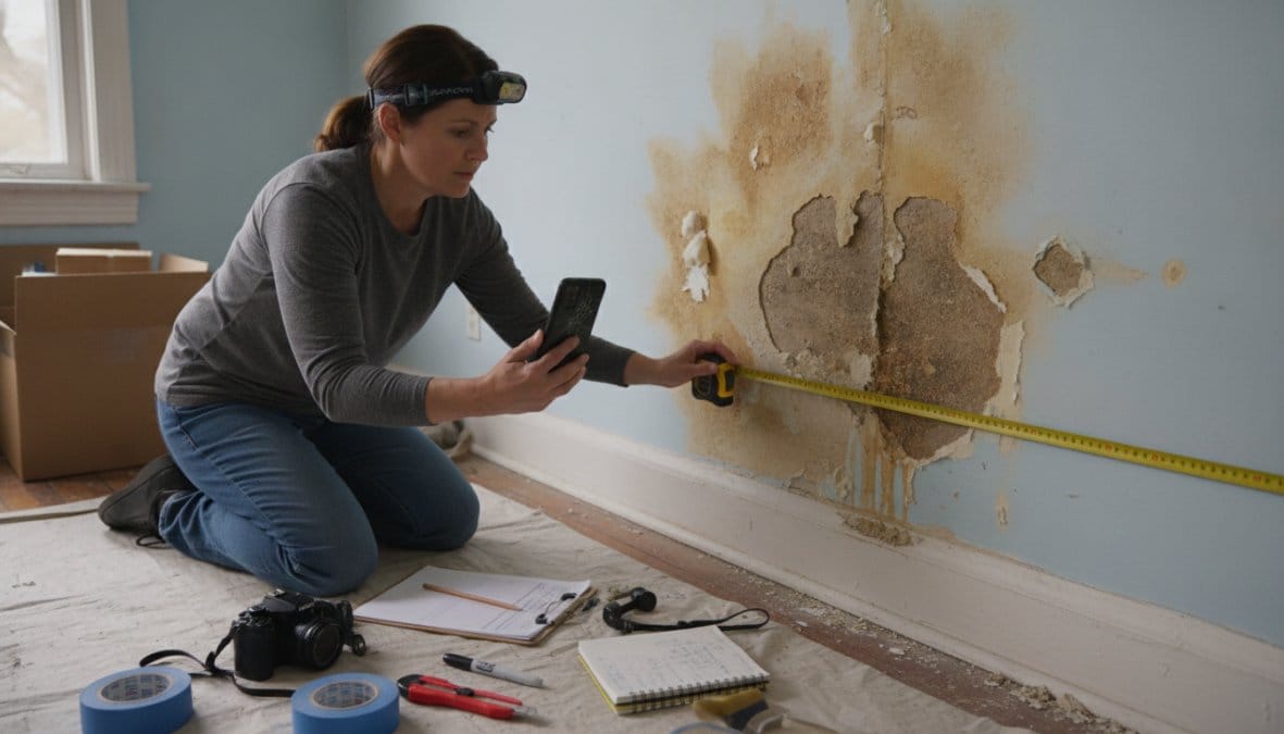 Step-by-step visual guide for Homeowner for how to file insurance claims